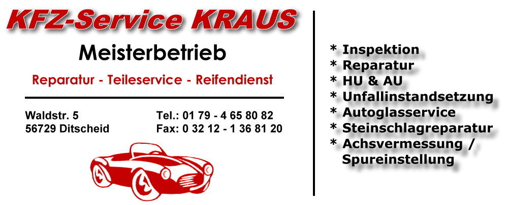 KFZ Service Markus Kraus Meisterbetrieb